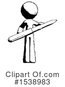 Ink Design Mascot Clipart #1538983 by Leo Blanchette