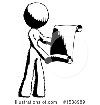 Royalty-Free (RF) Ink Design Mascot Clipart Illustration by Leo Blanchette - Stock Sample #1538989