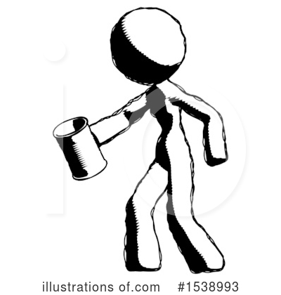 Royalty-Free (RF) Ink Design Mascot Clipart Illustration by Leo Blanchette - Stock Sample #1538993