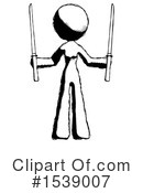 Ink Design Mascot Clipart #1539007 by Leo Blanchette