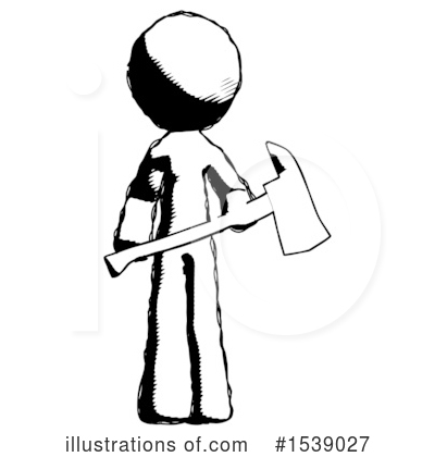 Royalty-Free (RF) Ink Design Mascot Clipart Illustration by Leo Blanchette - Stock Sample #1539027