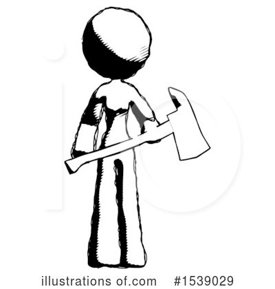 Royalty-Free (RF) Ink Design Mascot Clipart Illustration by Leo Blanchette - Stock Sample #1539029