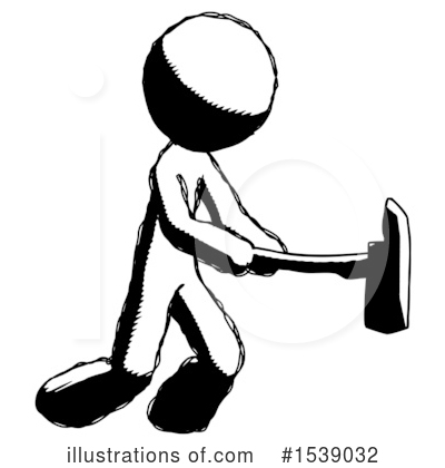 Royalty-Free (RF) Ink Design Mascot Clipart Illustration by Leo Blanchette - Stock Sample #1539032