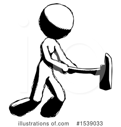 Royalty-Free (RF) Ink Design Mascot Clipart Illustration by Leo Blanchette - Stock Sample #1539033