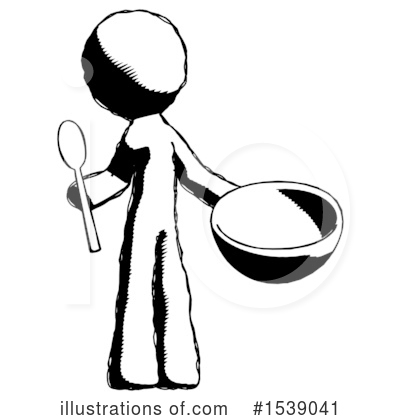 Royalty-Free (RF) Ink Design Mascot Clipart Illustration by Leo Blanchette - Stock Sample #1539041