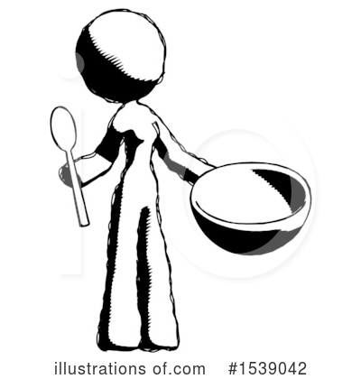 Royalty-Free (RF) Ink Design Mascot Clipart Illustration by Leo Blanchette - Stock Sample #1539042
