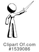 Ink Design Mascot Clipart #1539086 by Leo Blanchette