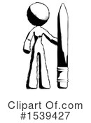 Ink Design Mascot Clipart #1539427 by Leo Blanchette