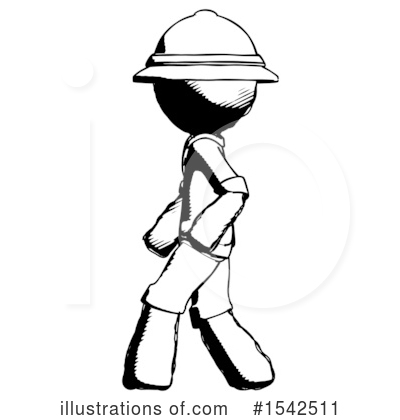 Royalty-Free (RF) Ink Design Mascot Clipart Illustration by Leo Blanchette - Stock Sample #1542511
