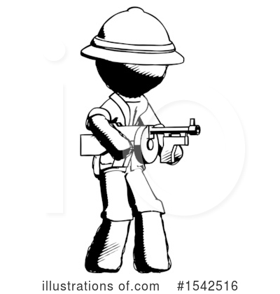 Royalty-Free (RF) Ink Design Mascot Clipart Illustration by Leo Blanchette - Stock Sample #1542516