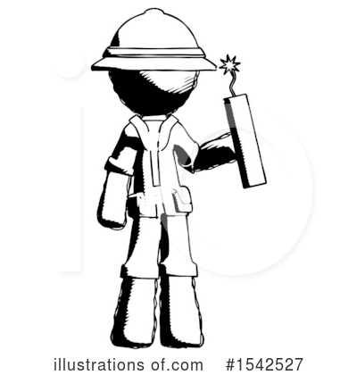 Royalty-Free (RF) Ink Design Mascot Clipart Illustration by Leo Blanchette - Stock Sample #1542527