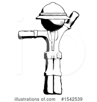 Royalty-Free (RF) Ink Design Mascot Clipart Illustration by Leo Blanchette - Stock Sample #1542539