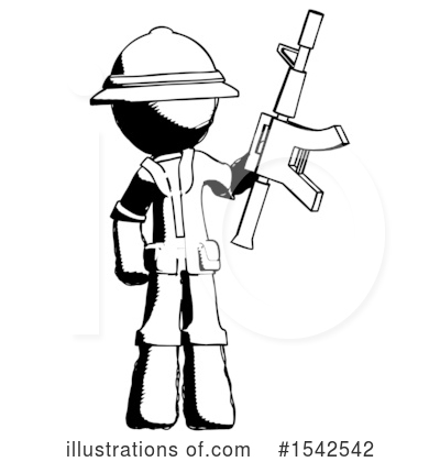 Royalty-Free (RF) Ink Design Mascot Clipart Illustration by Leo Blanchette - Stock Sample #1542542