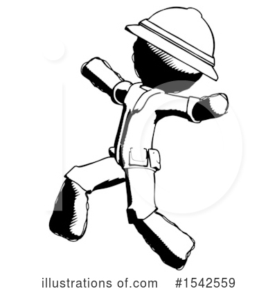 Royalty-Free (RF) Ink Design Mascot Clipart Illustration by Leo Blanchette - Stock Sample #1542559