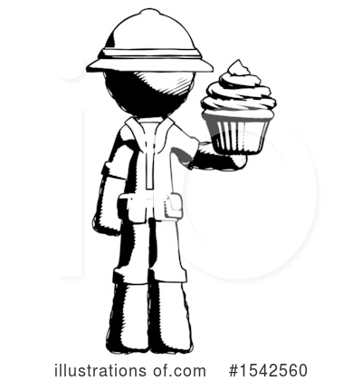 Royalty-Free (RF) Ink Design Mascot Clipart Illustration by Leo Blanchette - Stock Sample #1542560