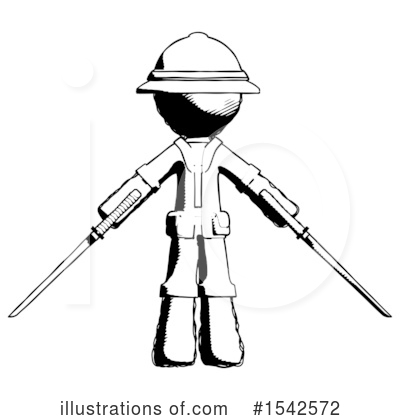 Royalty-Free (RF) Ink Design Mascot Clipart Illustration by Leo Blanchette - Stock Sample #1542572