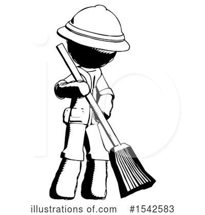 Royalty-Free (RF) Ink Design Mascot Clipart Illustration by Leo Blanchette - Stock Sample #1542583