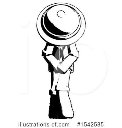 Royalty-Free (RF) Ink Design Mascot Clipart Illustration by Leo Blanchette - Stock Sample #1542585