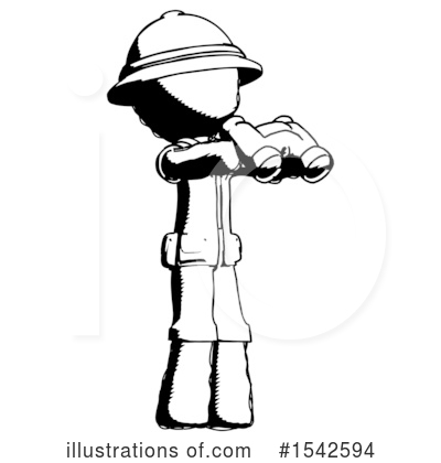 Royalty-Free (RF) Ink Design Mascot Clipart Illustration by Leo Blanchette - Stock Sample #1542594