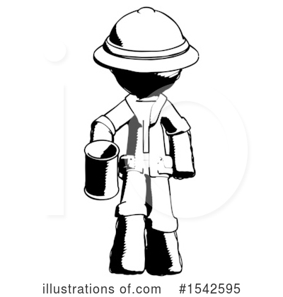 Royalty-Free (RF) Ink Design Mascot Clipart Illustration by Leo Blanchette - Stock Sample #1542595