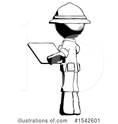 Royalty-Free (RF) Ink Design Mascot Clipart Illustration by Leo Blanchette - Stock Sample #1542601