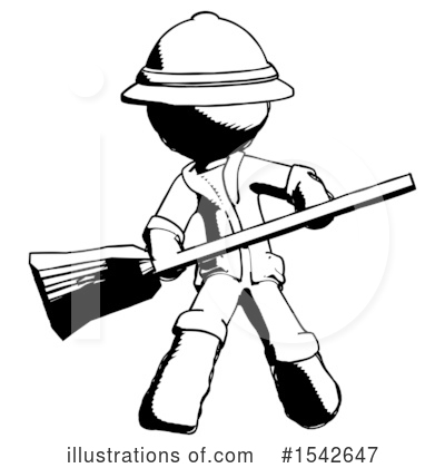 Royalty-Free (RF) Ink Design Mascot Clipart Illustration by Leo Blanchette - Stock Sample #1542647
