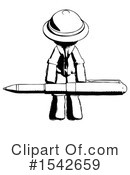Ink Design Mascot Clipart #1542659 by Leo Blanchette