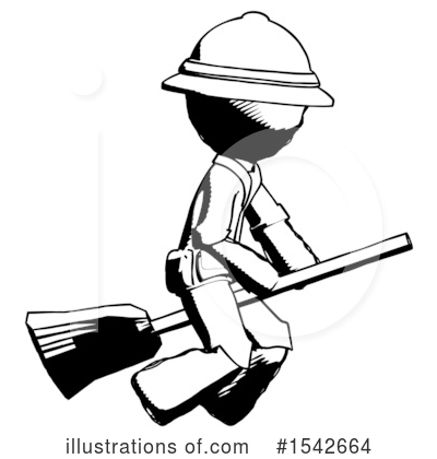 Royalty-Free (RF) Ink Design Mascot Clipart Illustration by Leo Blanchette - Stock Sample #1542664