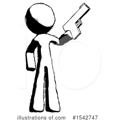 Royalty-Free (RF) Ink Design Mascot Clipart Illustration by Leo Blanchette - Stock Sample #1542747