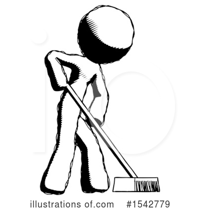Royalty-Free (RF) Ink Design Mascot Clipart Illustration by Leo Blanchette - Stock Sample #1542779