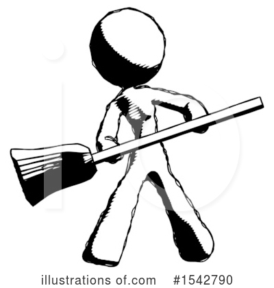 Royalty-Free (RF) Ink Design Mascot Clipart Illustration by Leo Blanchette - Stock Sample #1542790