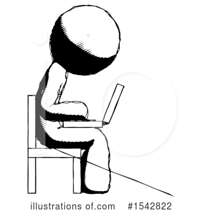 Royalty-Free (RF) Ink Design Mascot Clipart Illustration by Leo Blanchette - Stock Sample #1542822