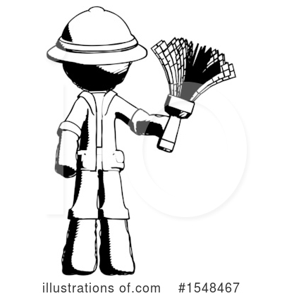 Royalty-Free (RF) Ink Design Mascot Clipart Illustration by Leo Blanchette - Stock Sample #1548467