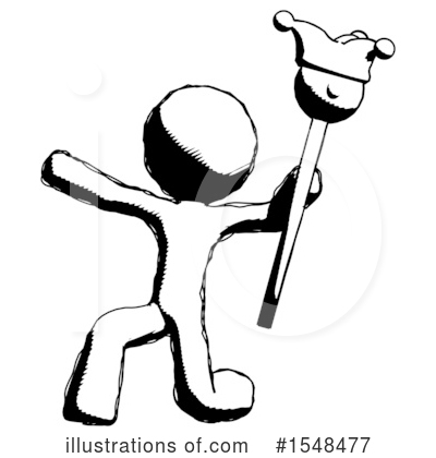 Royalty-Free (RF) Ink Design Mascot Clipart Illustration by Leo Blanchette - Stock Sample #1548477
