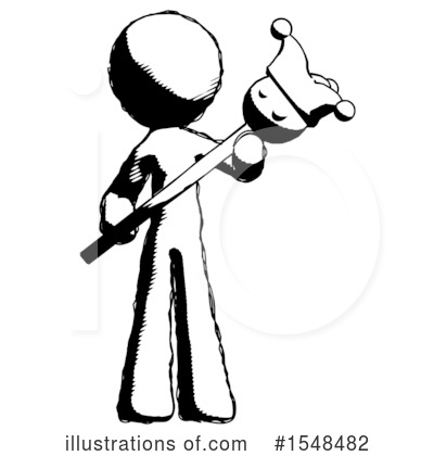 Royalty-Free (RF) Ink Design Mascot Clipart Illustration by Leo Blanchette - Stock Sample #1548482