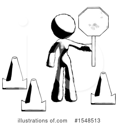 Royalty-Free (RF) Ink Design Mascot Clipart Illustration by Leo Blanchette - Stock Sample #1548513