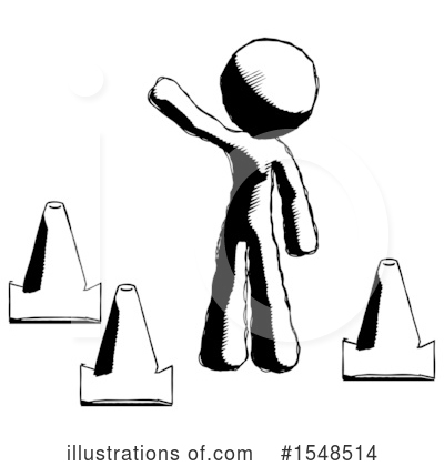 Royalty-Free (RF) Ink Design Mascot Clipart Illustration by Leo Blanchette - Stock Sample #1548514