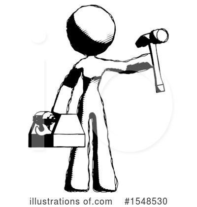 Royalty-Free (RF) Ink Design Mascot Clipart Illustration by Leo Blanchette - Stock Sample #1548530