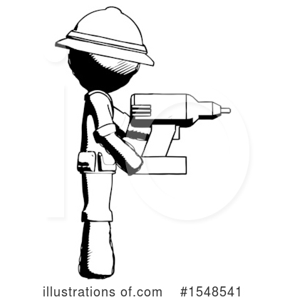 Royalty-Free (RF) Ink Design Mascot Clipart Illustration by Leo Blanchette - Stock Sample #1548541