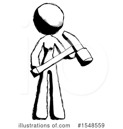 Royalty-Free (RF) Ink Design Mascot Clipart Illustration by Leo Blanchette - Stock Sample #1548559