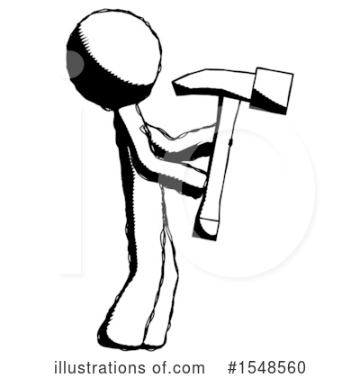 Royalty-Free (RF) Ink Design Mascot Clipart Illustration by Leo Blanchette - Stock Sample #1548560