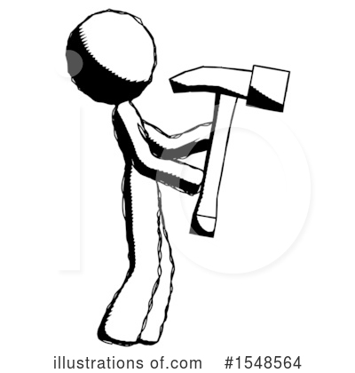 Royalty-Free (RF) Ink Design Mascot Clipart Illustration by Leo Blanchette - Stock Sample #1548564