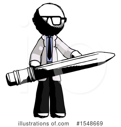 Royalty-Free (RF) Ink Design Mascot Clipart Illustration by Leo Blanchette - Stock Sample #1548669