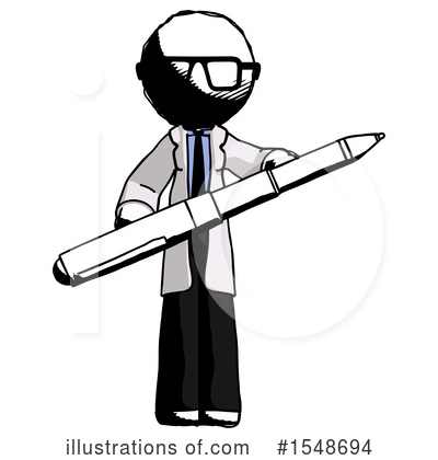 Royalty-Free (RF) Ink Design Mascot Clipart Illustration by Leo Blanchette - Stock Sample #1548694