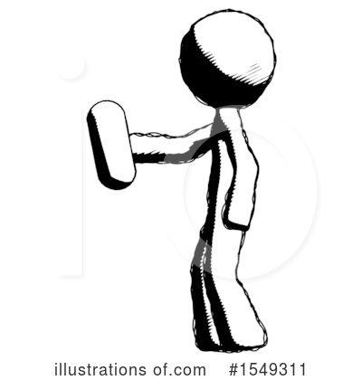 Royalty-Free (RF) Ink Design Mascot Clipart Illustration by Leo Blanchette - Stock Sample #1549311
