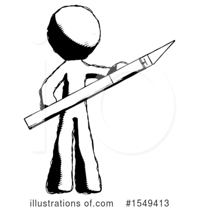 Royalty-Free (RF) Ink Design Mascot Clipart Illustration by Leo Blanchette - Stock Sample #1549413