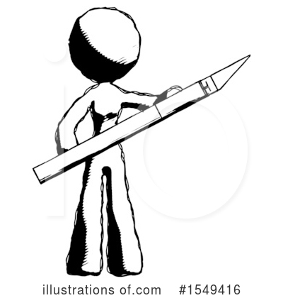 Royalty-Free (RF) Ink Design Mascot Clipart Illustration by Leo Blanchette - Stock Sample #1549416