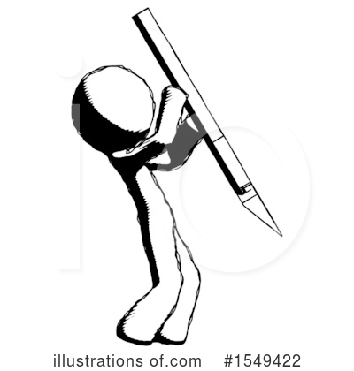 Royalty-Free (RF) Ink Design Mascot Clipart Illustration by Leo Blanchette - Stock Sample #1549422