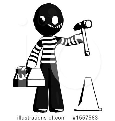 Royalty-Free (RF) Ink Design Mascot Clipart Illustration by Leo Blanchette - Stock Sample #1557563