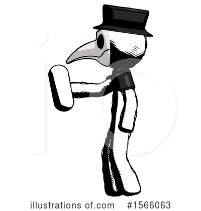Royalty-Free (RF) Ink Design Mascot Clipart Illustration by Leo Blanchette - Stock Sample #1566063